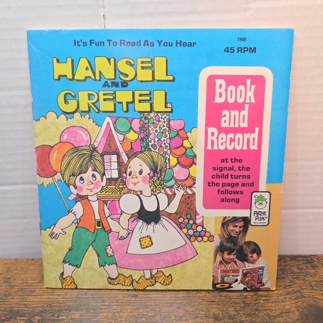 Hansel and Gretel Book & Record (Peter Pan #1948) kids 45rpm 7-inch