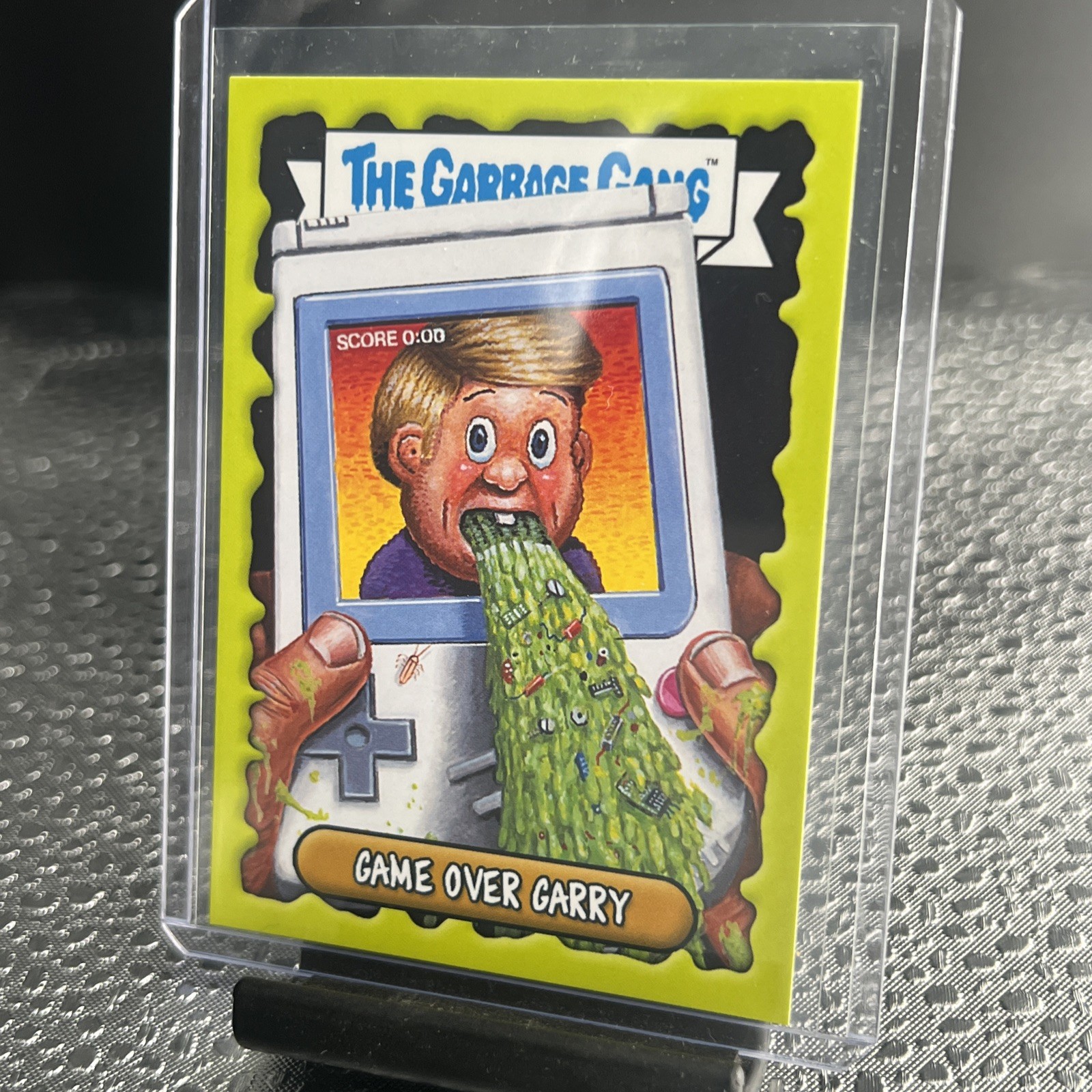 2018 THE GARBAGE GANG TRADING CARD GAME OVER GARRY 29 UK SECCHIO SPAZZATURA BAMBINI