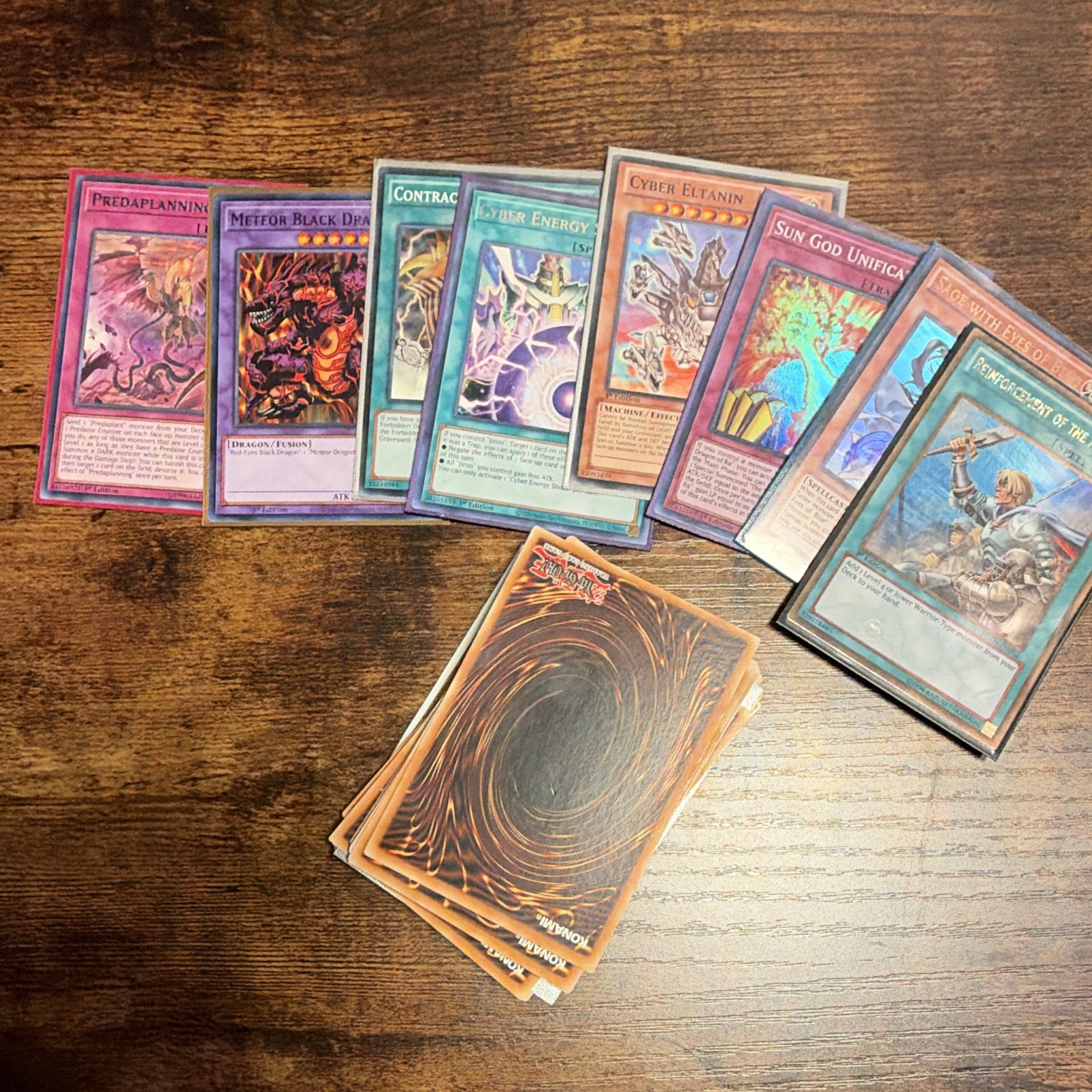 Konami Yu-Gi-Oh! Lotto carte miste inglese TCG Cyber Eltanin Meteor Black Dragon