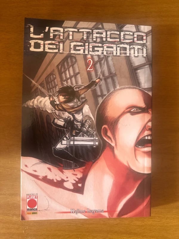 Manga L’attacco dei giganti n.2