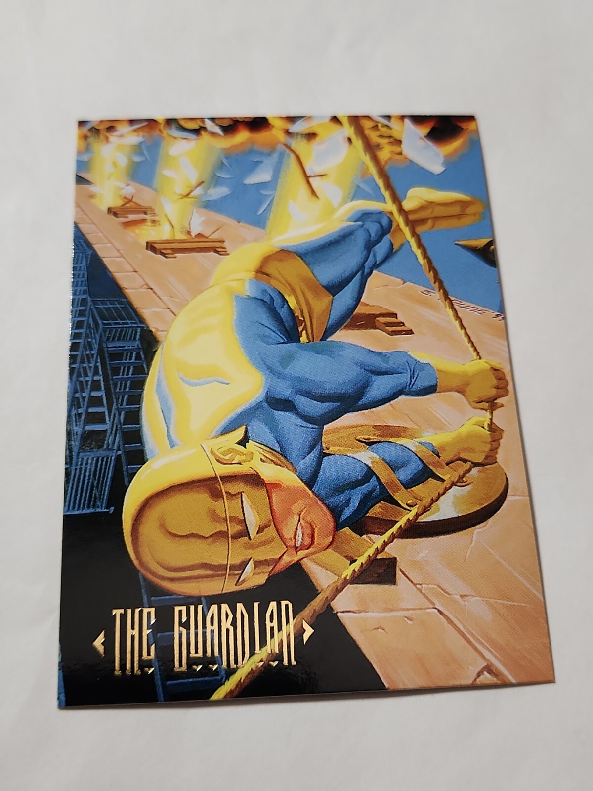 Carta The Guardian DC Skybox Master Series Universe # 84 1994 quasi nuova