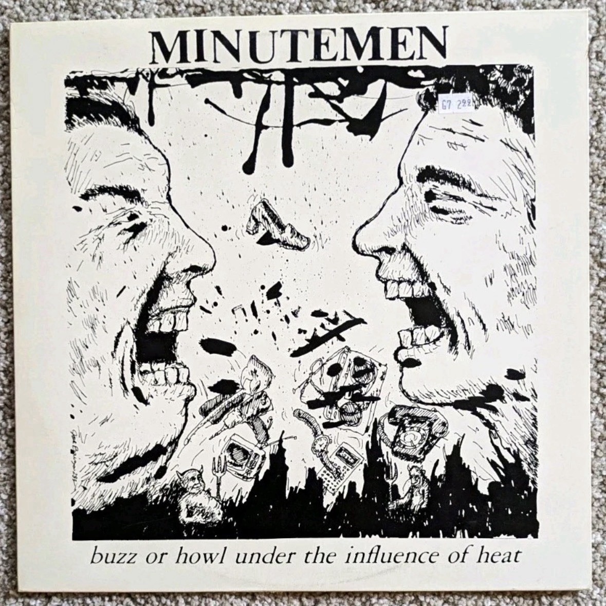 Vinyl Minutemen Buzz or Howl Under the Influence of Heat SST 1985 Repress Punk