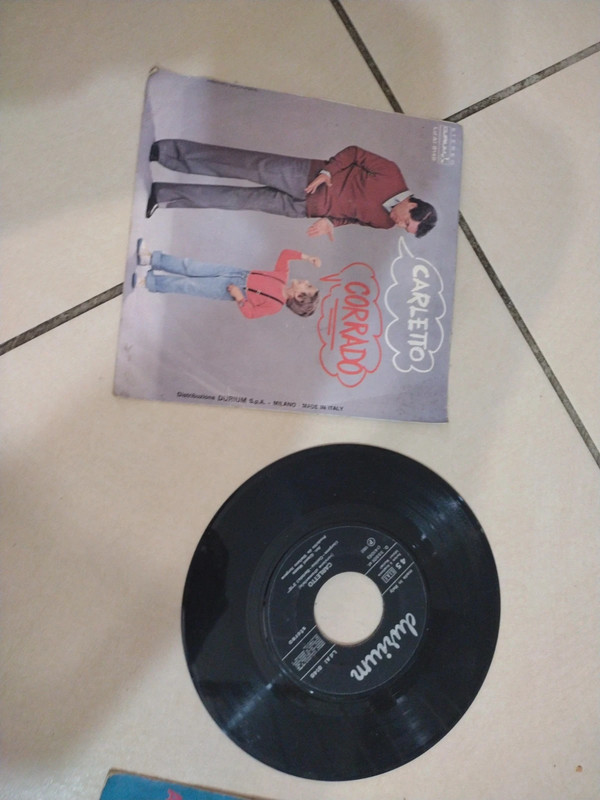 Vinile 45 giri Corrado titolo Carletto anni80 cond usato