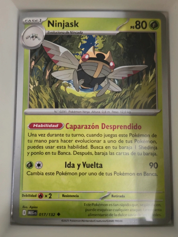 Carta Pokemon Ninjask
