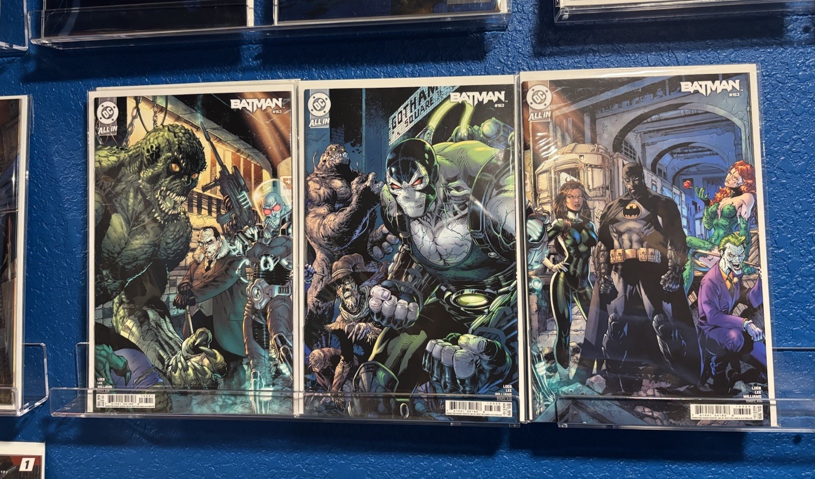 BATMAN #163 JIM LEE & SCOTT WILLIAMS SET VARIANTI DI COLLEGAMENTO DC COMICS 2026 NM