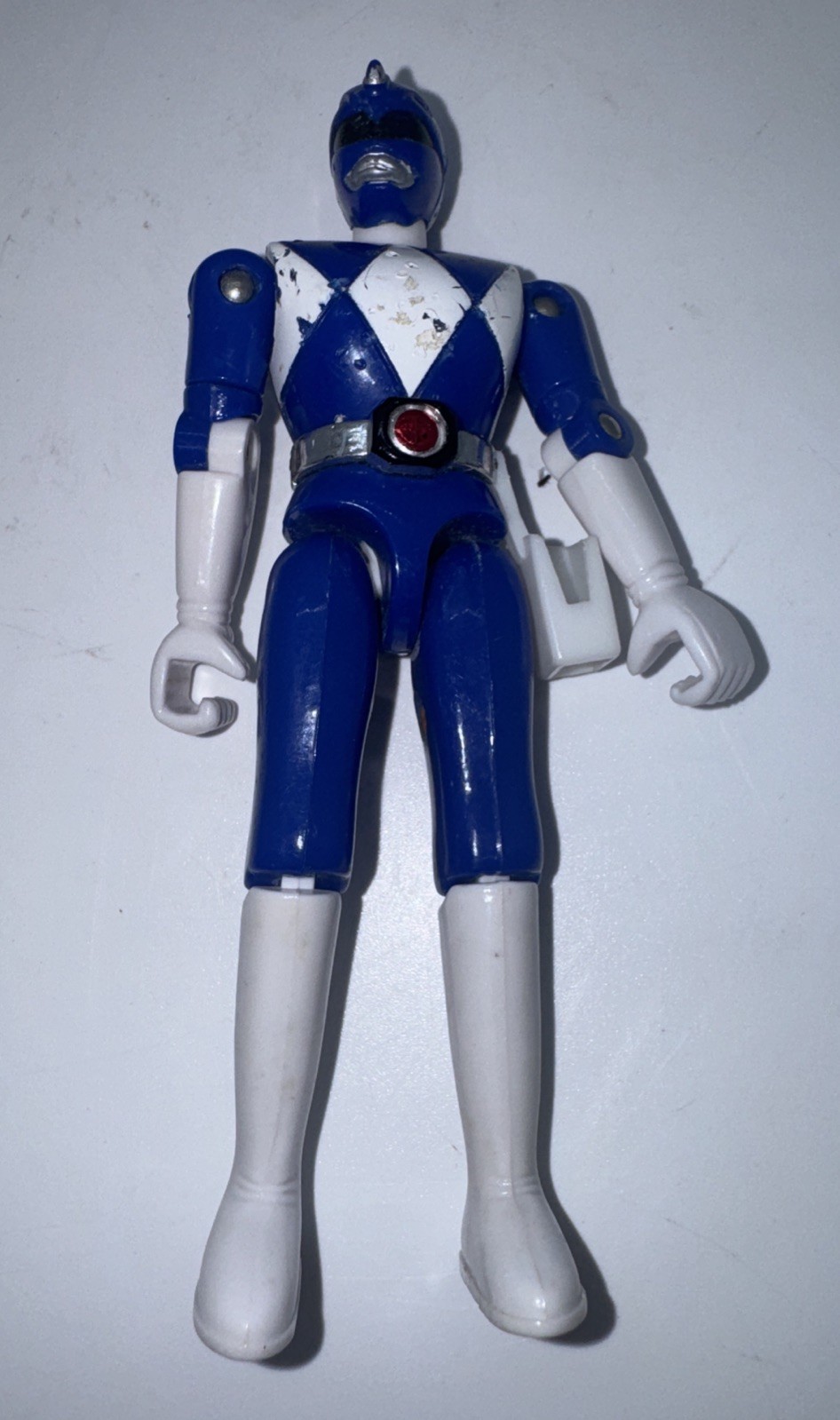 Modellino Power Ranger Blue Die Cast Metal 4,5" Bandai sciolto