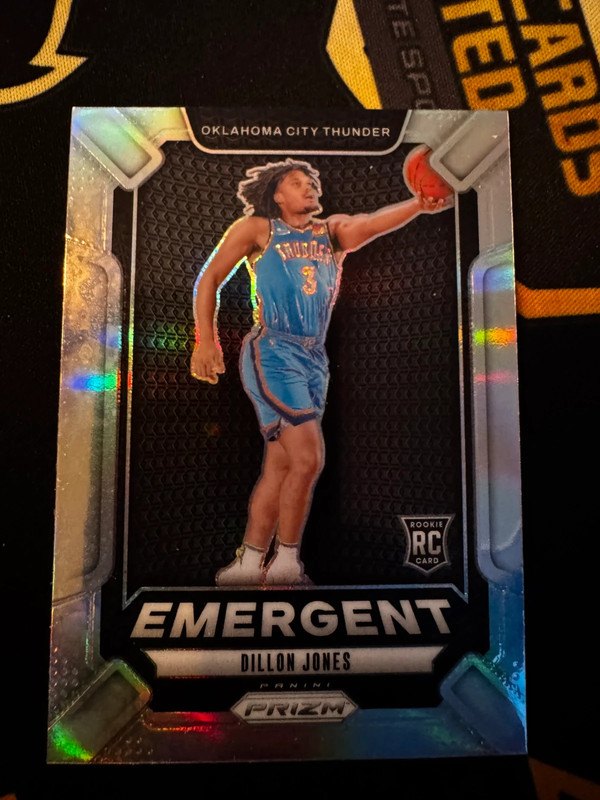 Dillon Jones - Rookie Silver Prizm Emergent - Panini