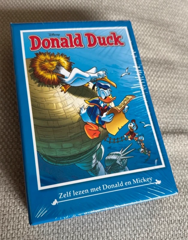 Donald Duck leesboek met 6 pockets