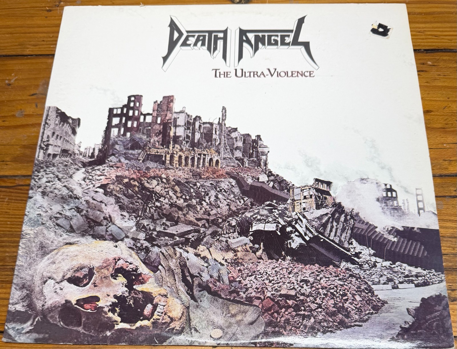 Death Angel The Ultra-Violence LP 1987 US Enigma ST-73253 Original Insert