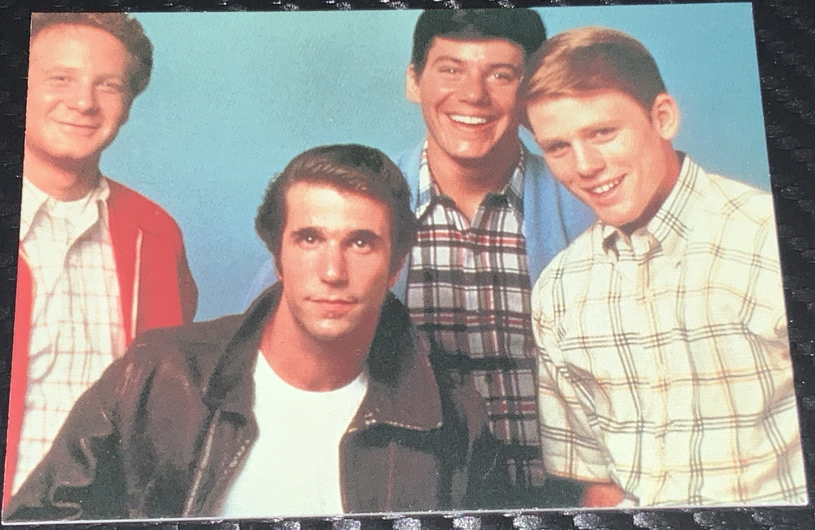 Happy Days 1998 DuoCards Scheda TV Show #59 Fonz & His Pals (NM) Bella