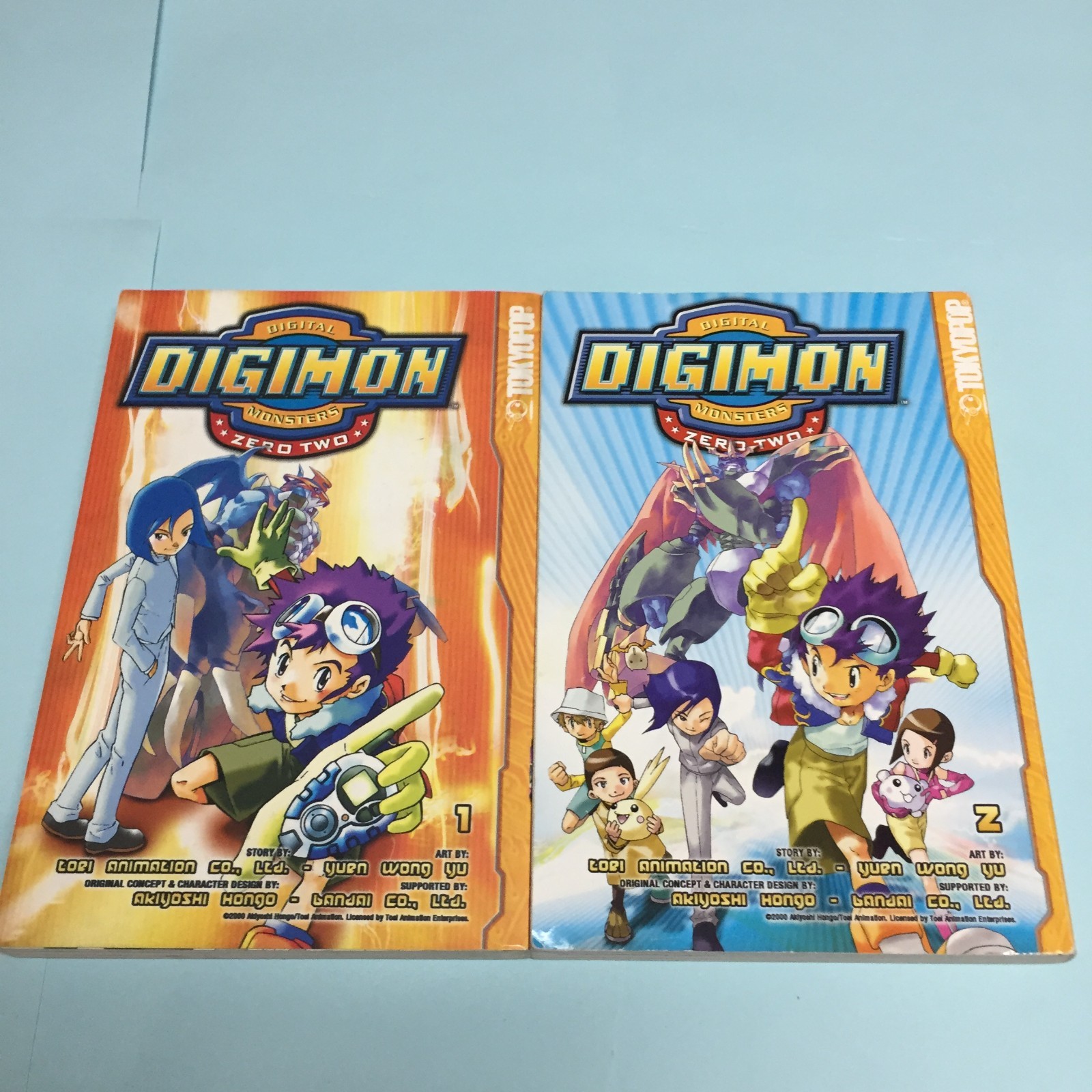 Digimon Zero Two Volume 1 2 Manga Inglese Completo
