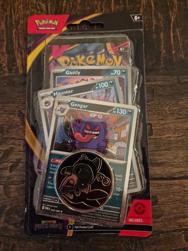 Pokemon TCG Pitch Black Gengar Blister