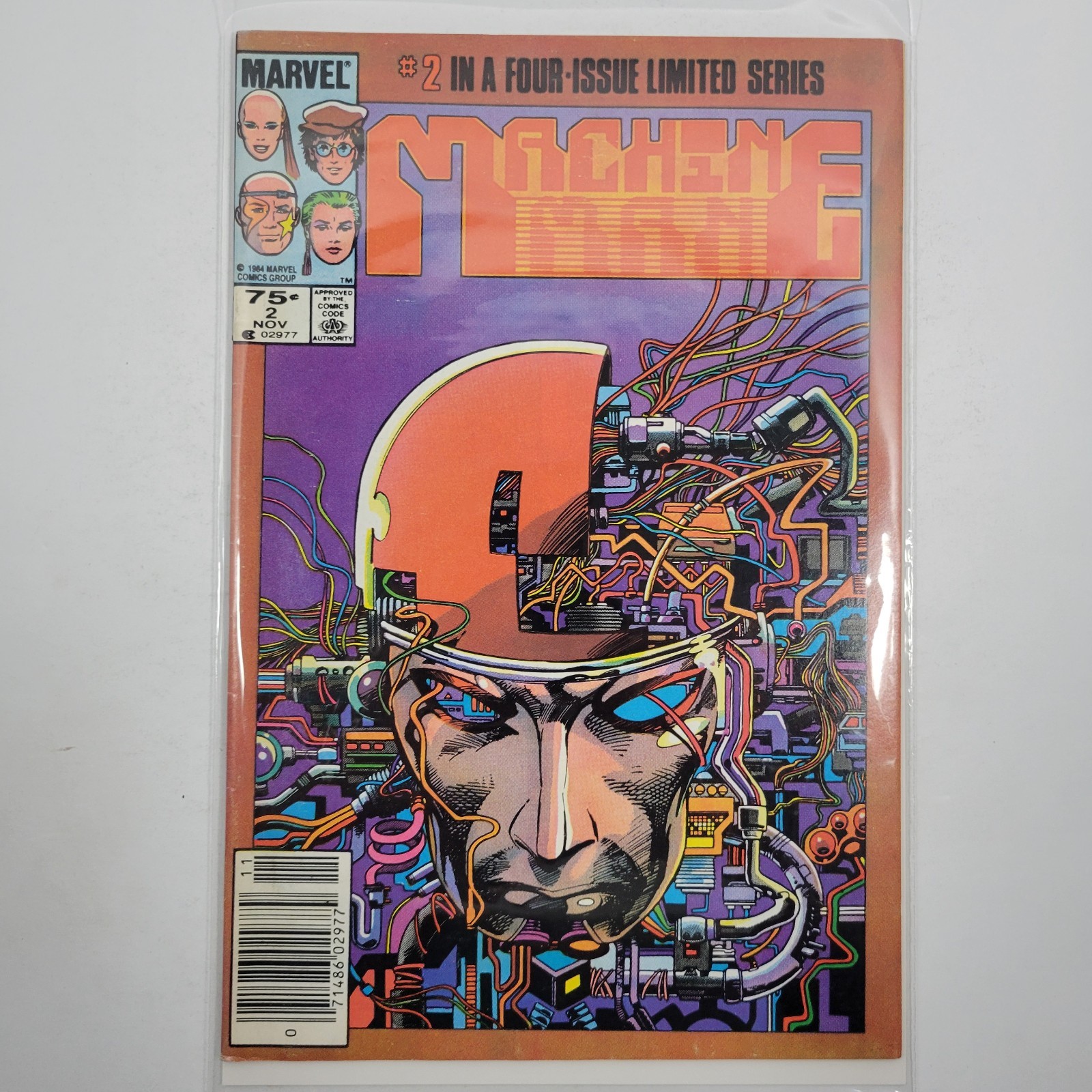 Machine Man #2 • CHIAVE 1° apparizione Arno Stark: Iron Man 2020! (Marvel 1984)