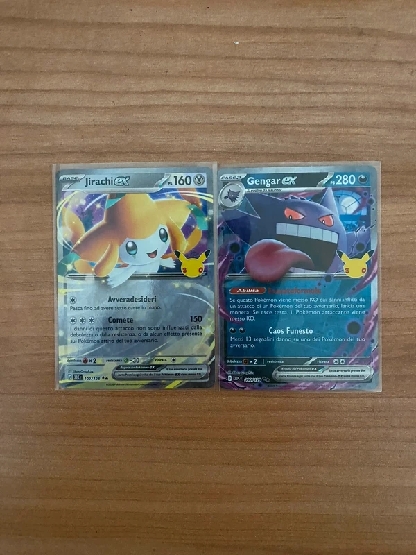 Gengar ex / jirachi ex 30th