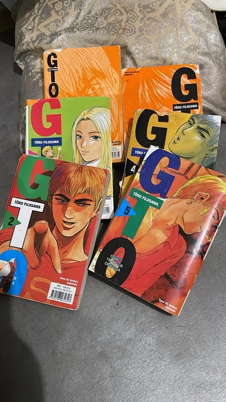 lot de 6 manga gto