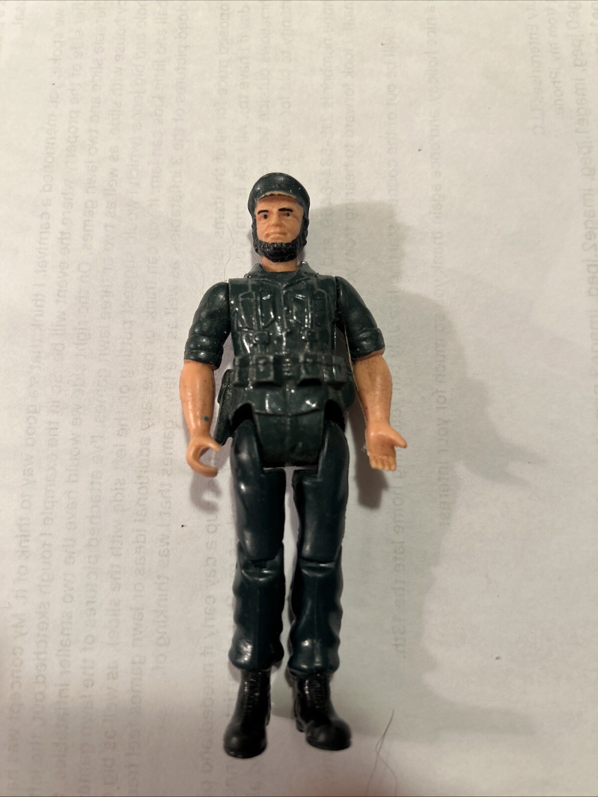 BRAVO COMPANY Soldatino Verde metallo pressofuso fig 1989 Piccolo Mondo Sgt. Rock