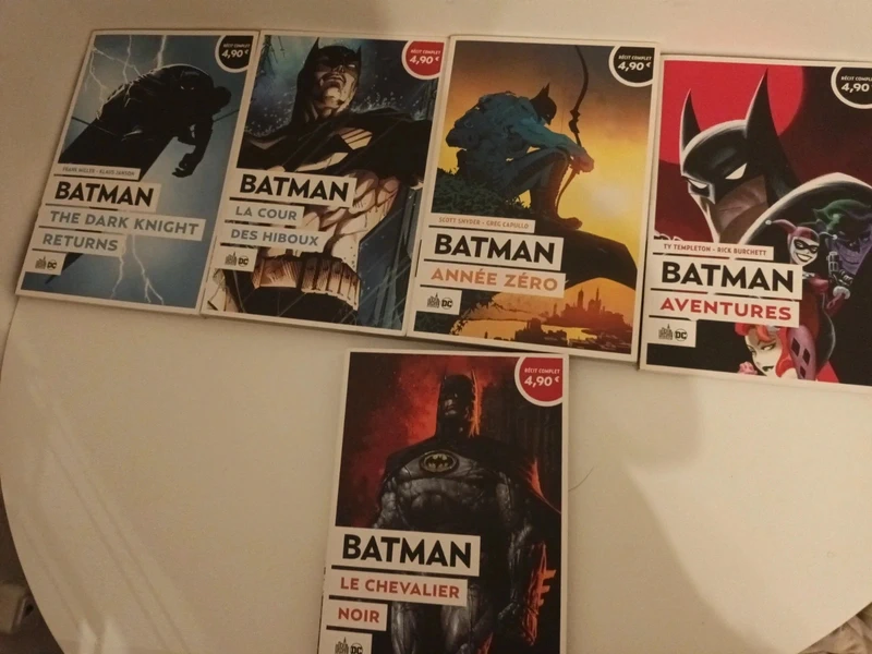Méga lot 5 Batman éditions Fnac – TDKR + Cour des Hiboux + Année Zéro