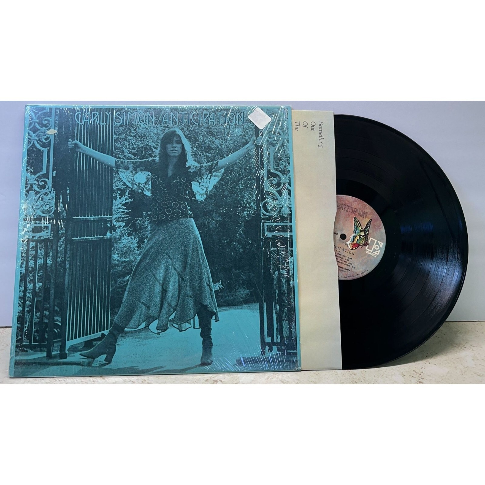 Carly Simon Anticipation Vinyl LP Pop 1971 In Shrink Elektra 75016