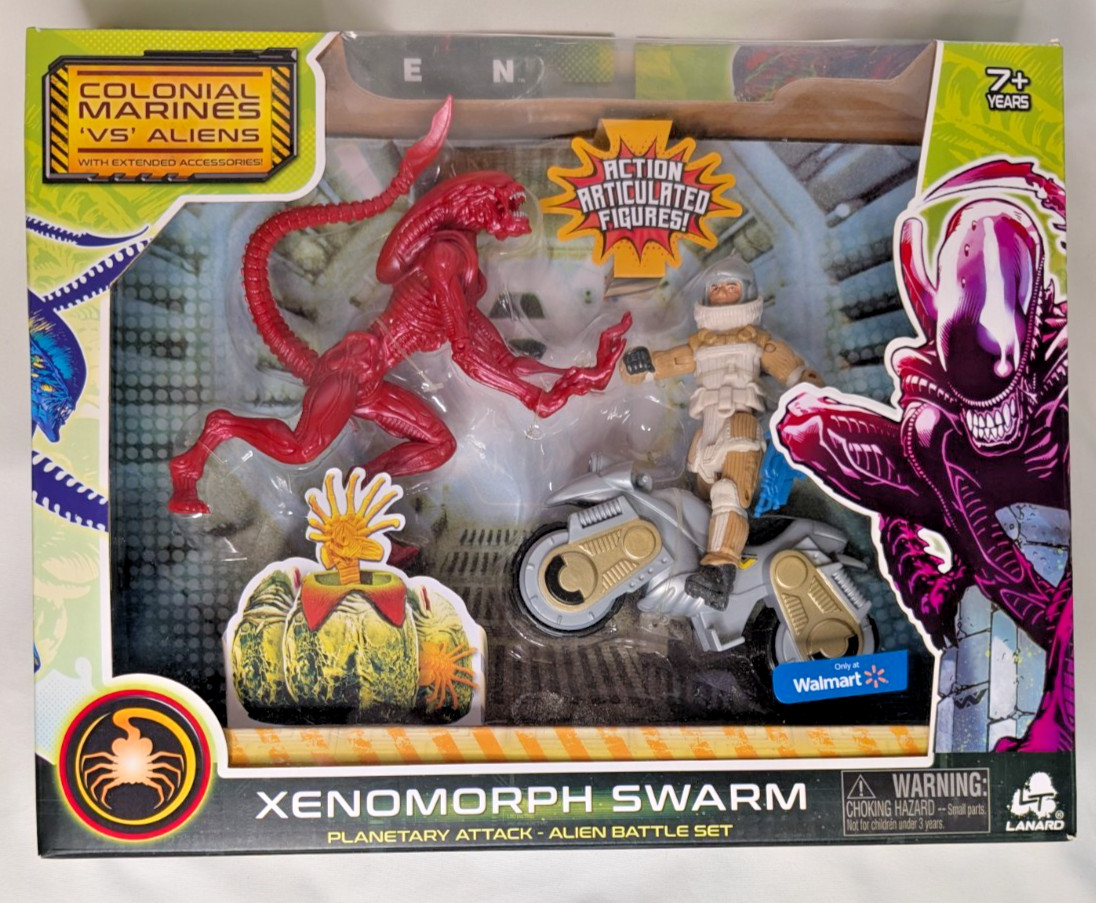 ALIENS Xenomorph Swarm Set 2019 Lanard NUOVO con scatola
