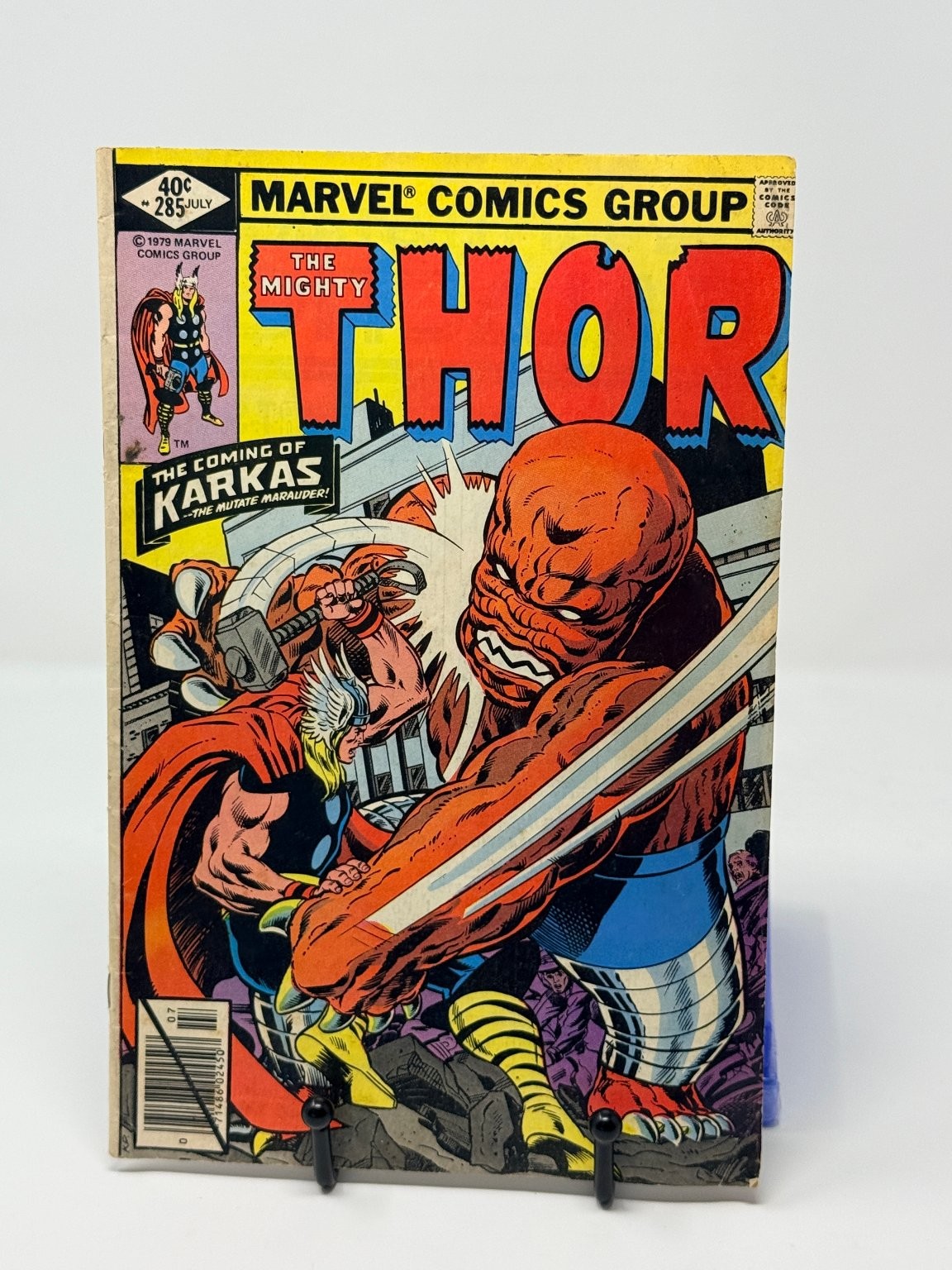 The Mighty Thor #285 John Buscema Marvel Comics 1979 Karkas età del bronzo