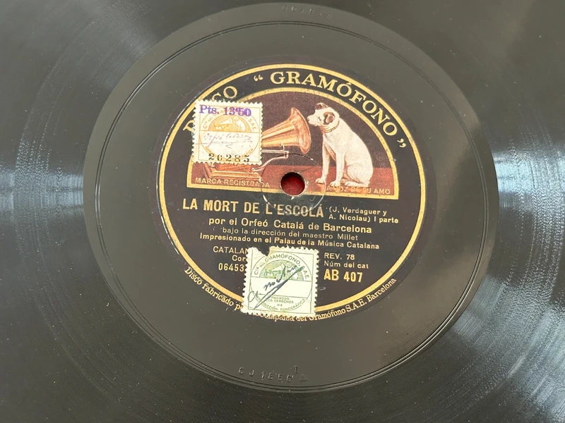 Disco "La mort de l'escolà" 1927