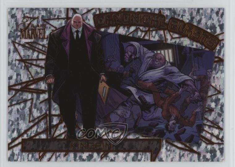 2023 Flair Marvel Canonical Blasts Spider-Man Kingpin #CS15 0nr3