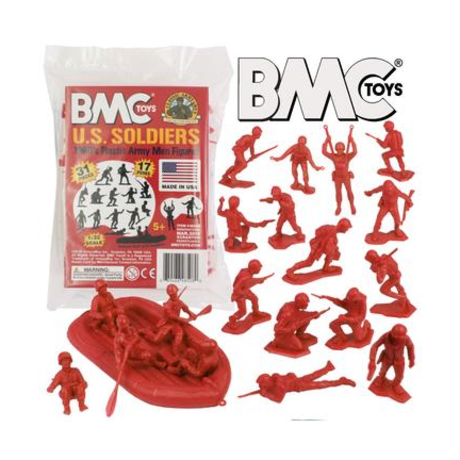 VictoryBuy Toys WWII US Soldiers - Red New