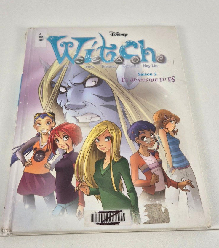 WITCH Saison 2 Tome 1 Je sais qui tu es Disney BD Glénat Will Irma Taranee Usé