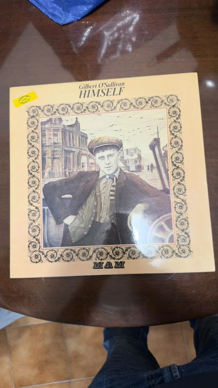 Gilbert O'Sullivan Himself LP 1971 - Alone Again - Vinile vintage con adesivo negozio