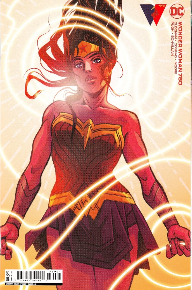 WONDER WOMAN #780 (2016) VARIANTE CARTONCINO BECKY CLOONAN ~ NON LETTO QUASI NUOVO