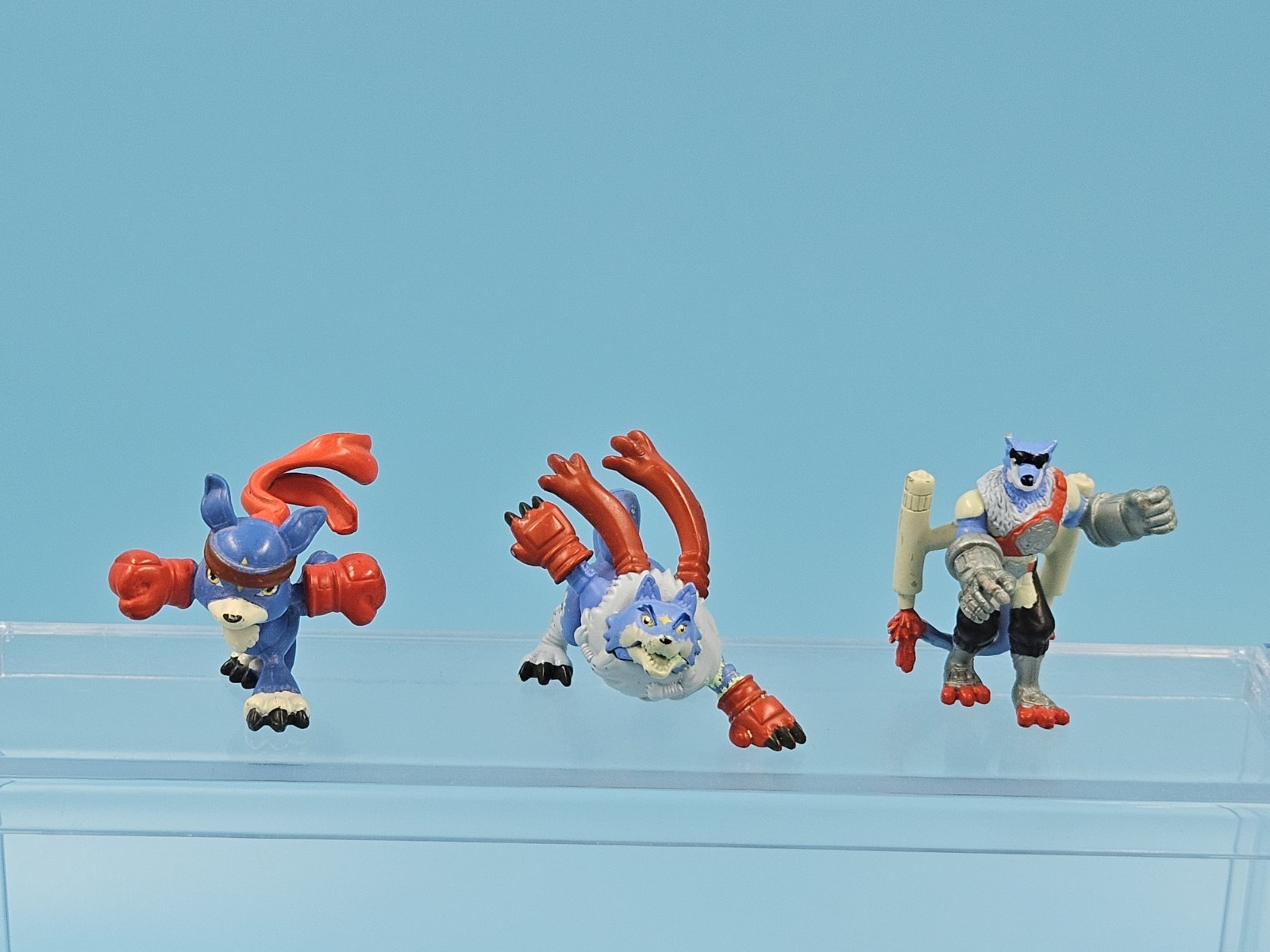 Digimon Data Squad Evolution Figure Lot - Gaomon, Gaogamon & MachGaogamon Comple