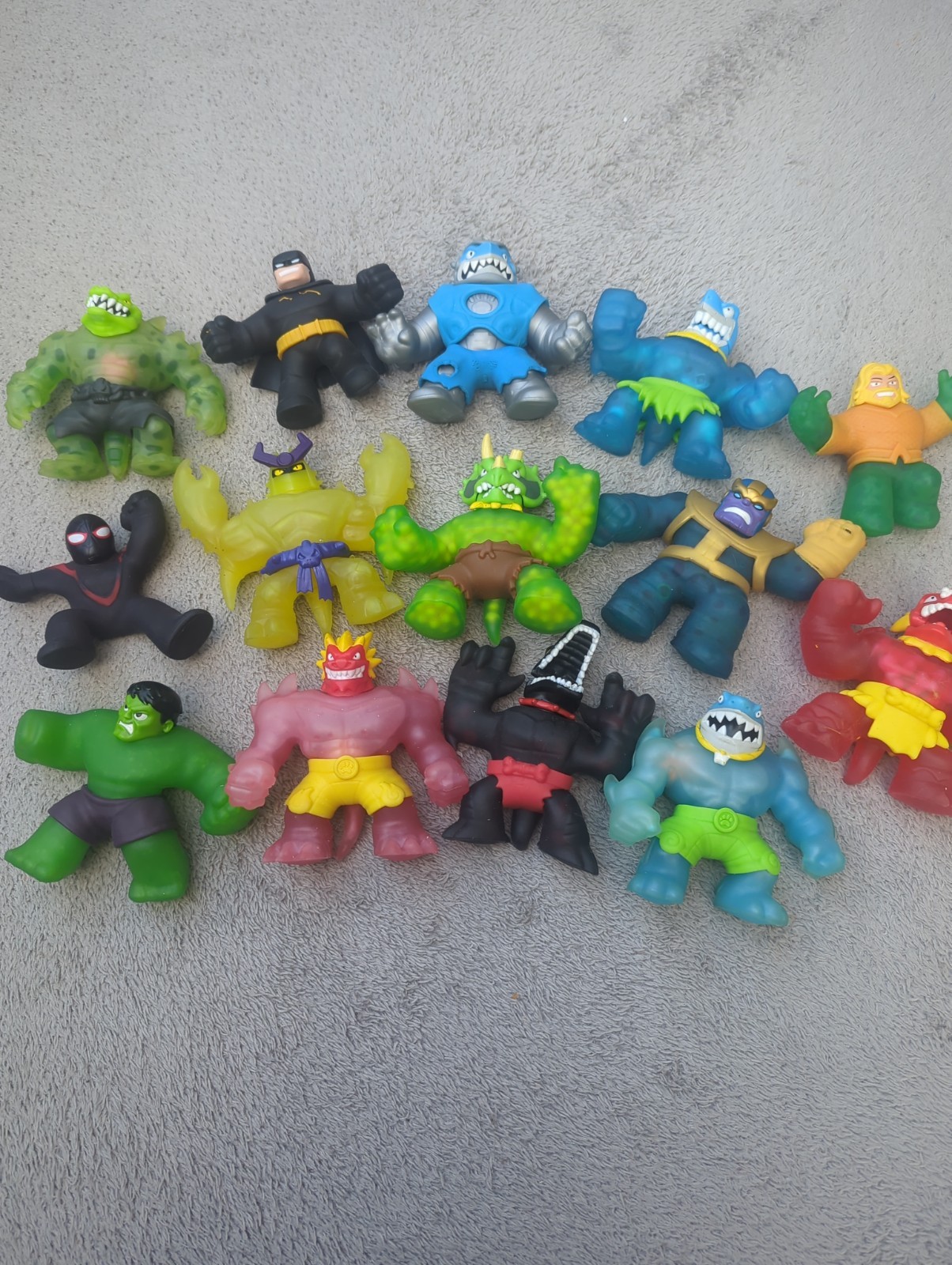 Heroes Of Goo bundle  X14 Squishy Figures 4-5" Tall