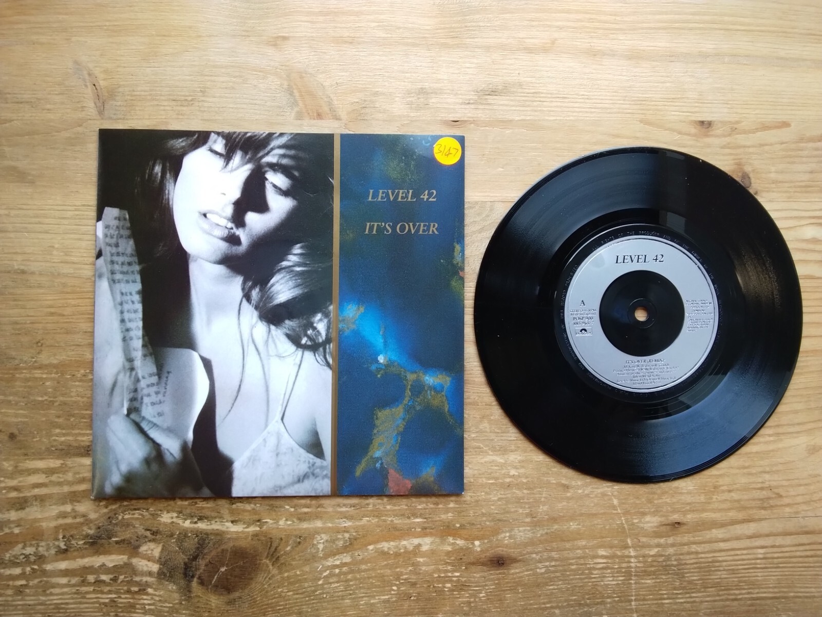 Level 42 It's Over / Physical Presence Excellent 7" Single Vinyl Record POSP900