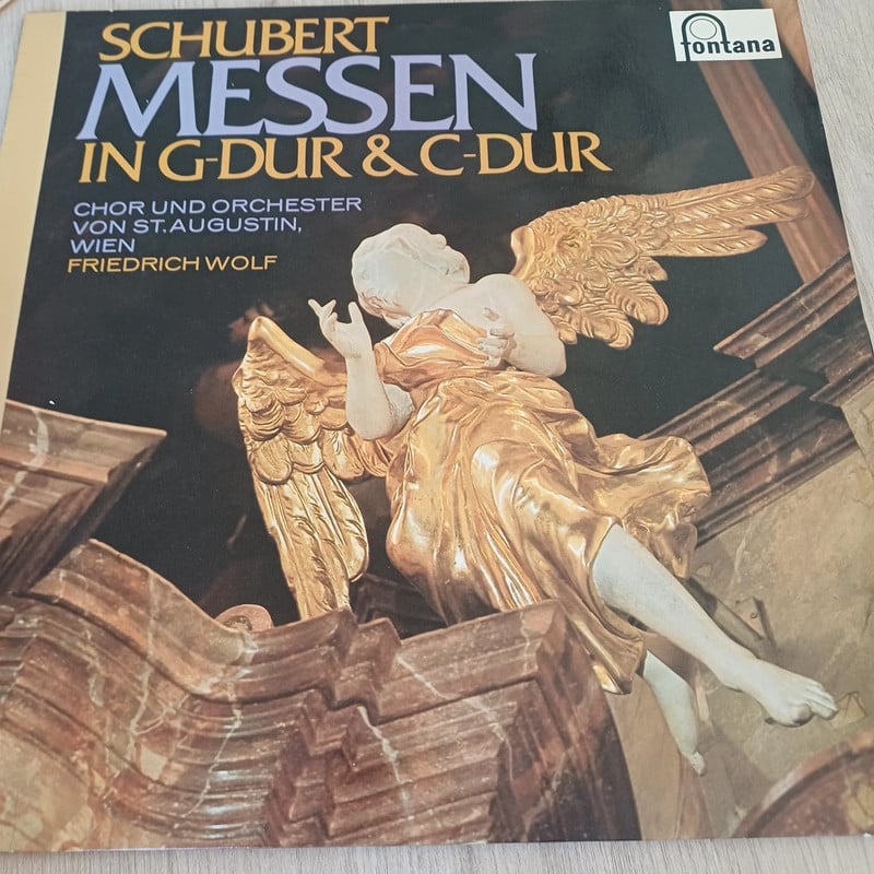 Disque 33t  Schubert Messen Friedrich Wolf