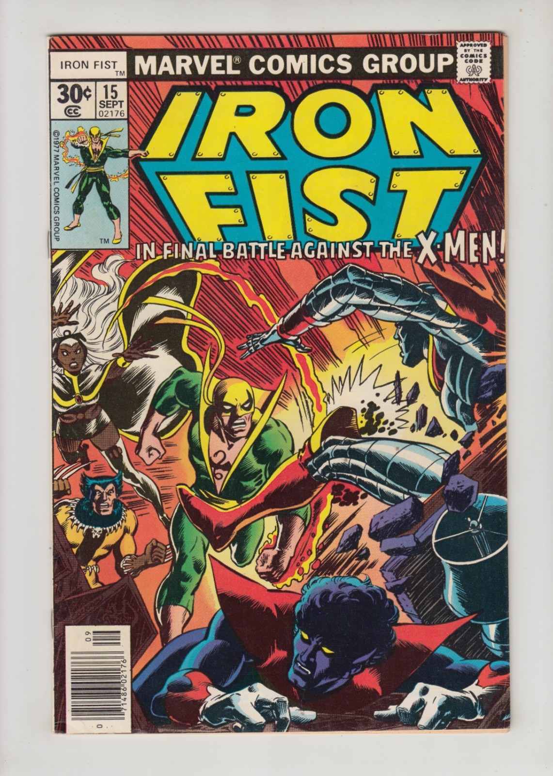 IRON FIST #15 VF/NM MARVEL COMICS 1977