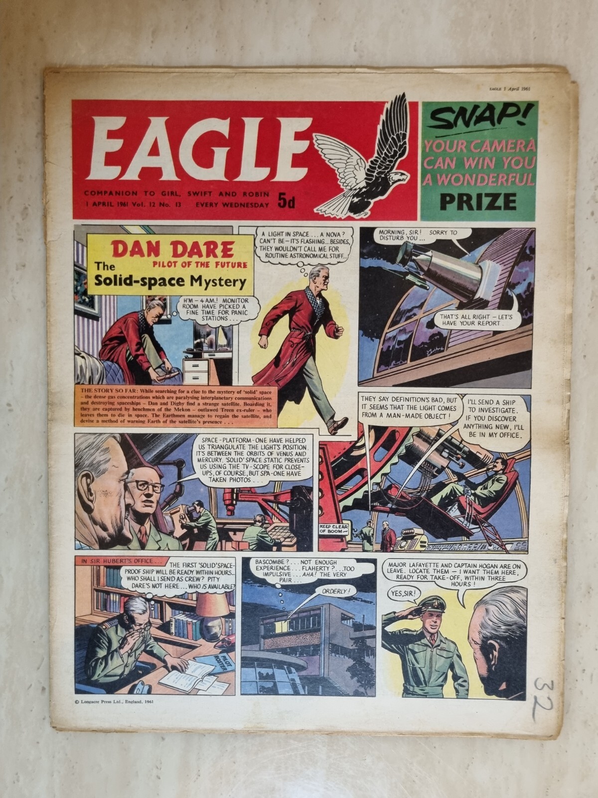 Eagle Vol 12 No 13, 1st April 1961 Chance Vought F8U-2N Crusader