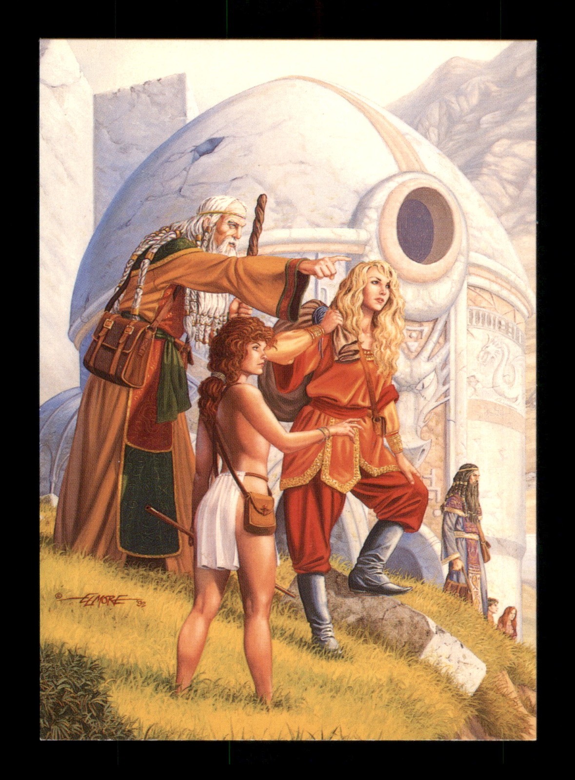 Bones Of The Past 53 Elmore 1994 FPG Fantasty Art Trading Card TCG CCG