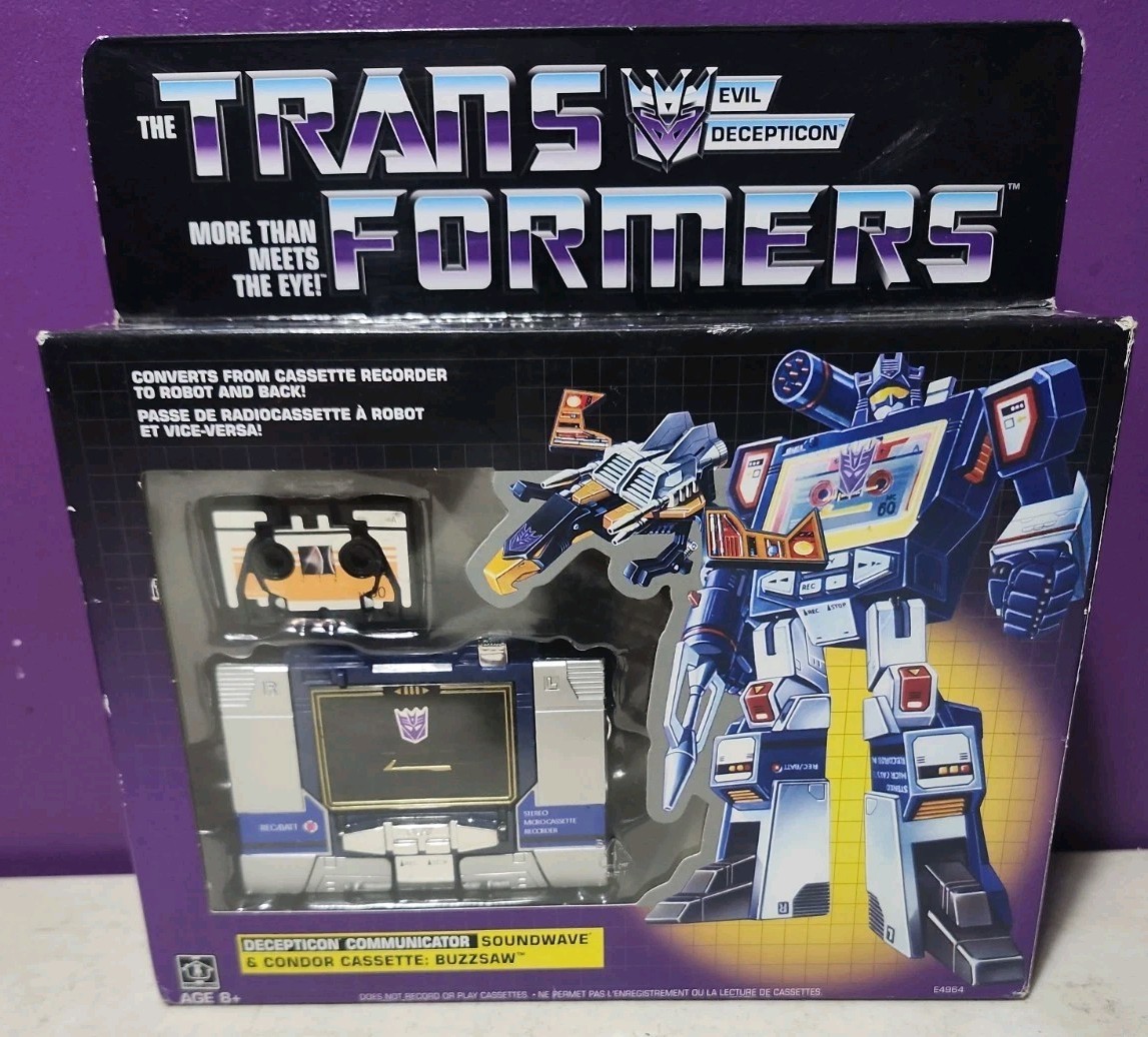 Transformers Retro 40th Anniversary Decepticon Communicator Soundwave Walmart 