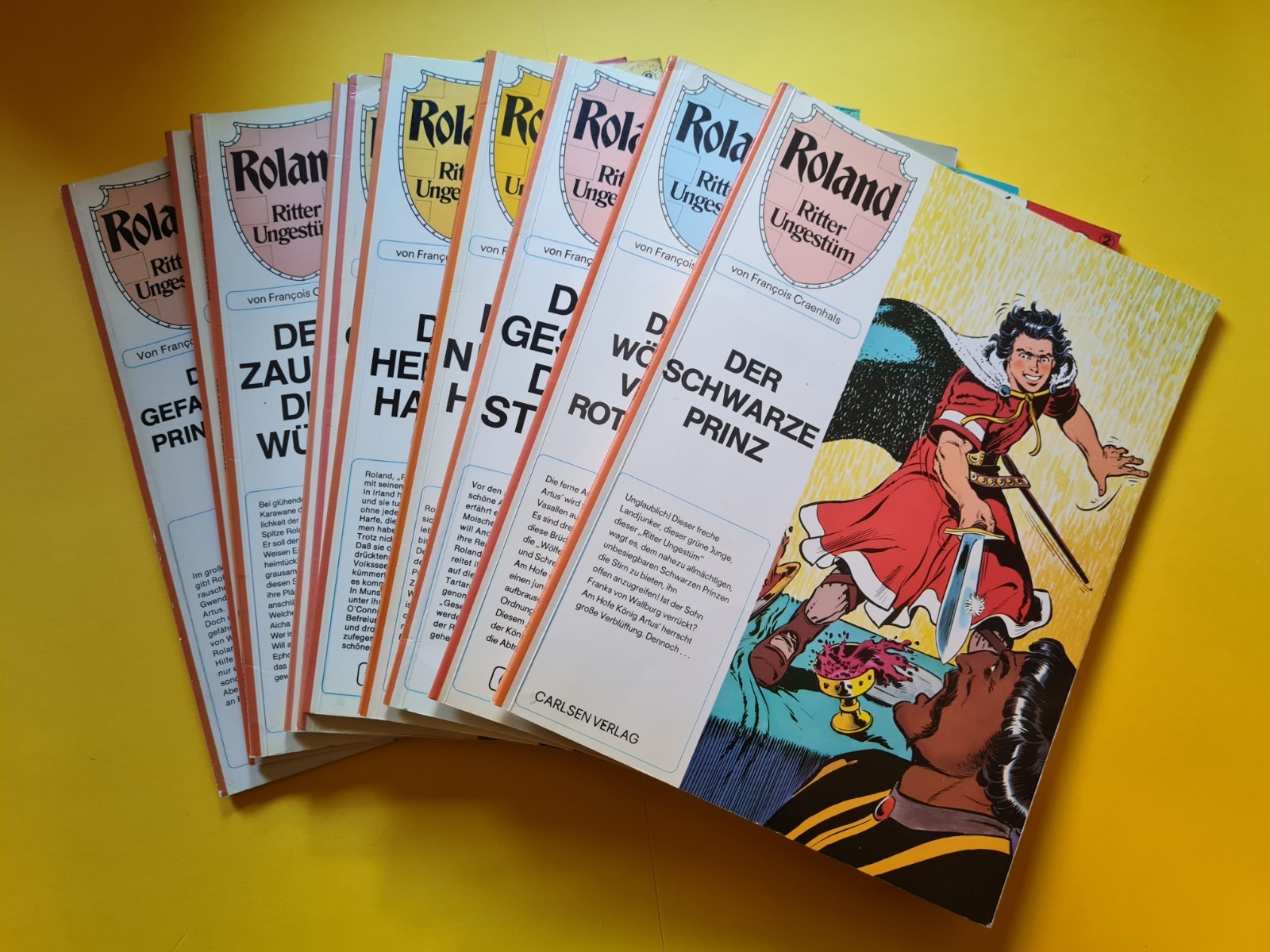 Roland Cavaliere Impetuoso fumetto volume 1-10 completo (Carlsen dalla 1° edizione) Z 1/2