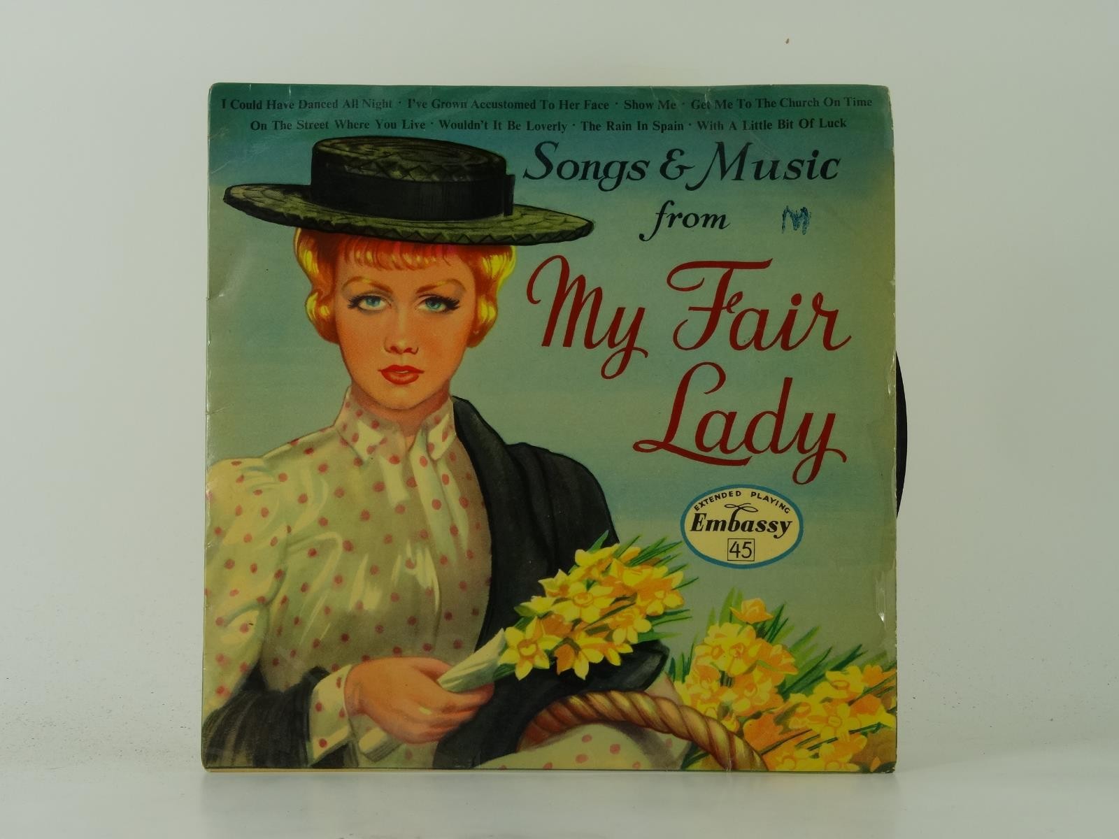 GORDON FRANKS SONGA AND MUSIC FROM MY FAIR LADY (40) 8 Track 7" Single including