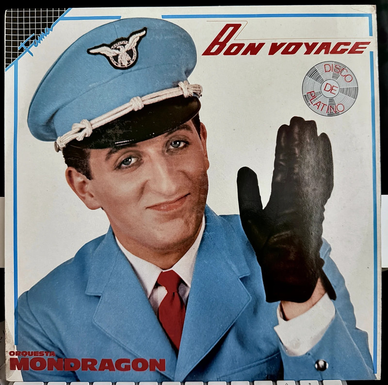 Disco Vinilo LP 33 r.p.m. Muy Buen estado de Orquesta Mondragón. Título Bon Voyage.