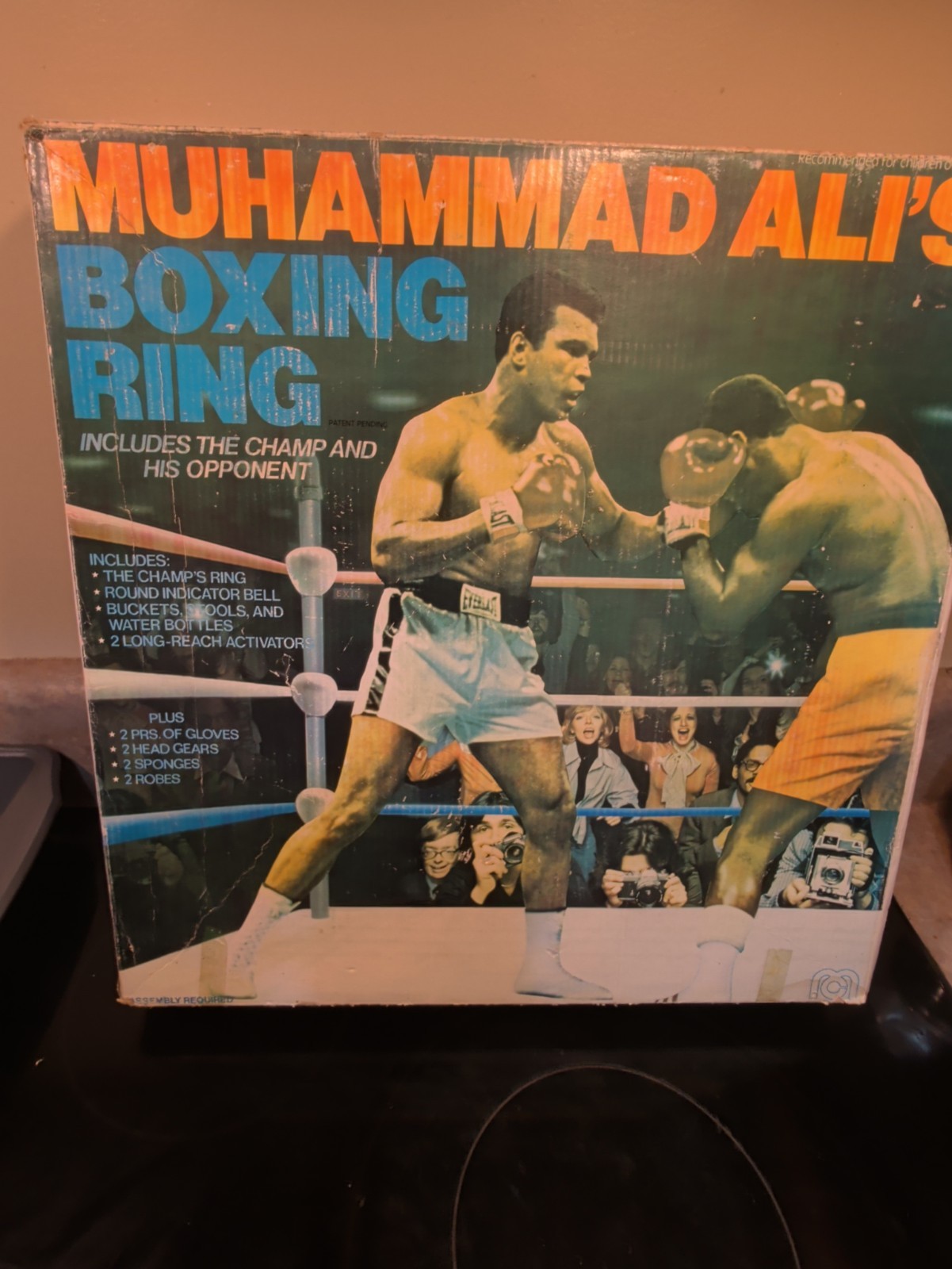 1976 Unused Muhammad Ali & Ken Norton Ring  Box Mego Complete New Sealed Content