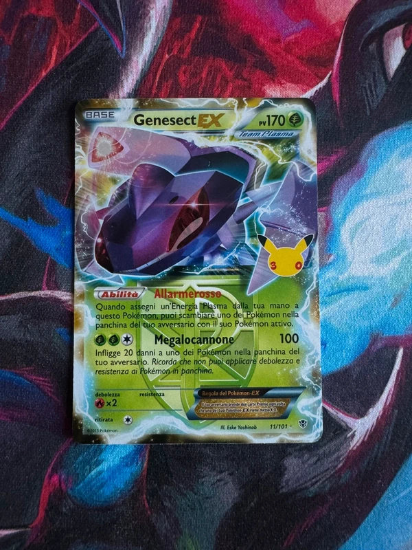 Genesect EX 11 - 30° Anniversario - Plasma Blast