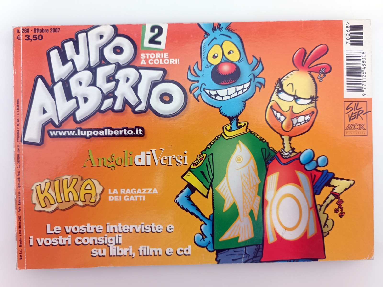 LUPO ALBERTO – N. 268 – Ottobre 2007 – Fumetto Umoristico Italiano