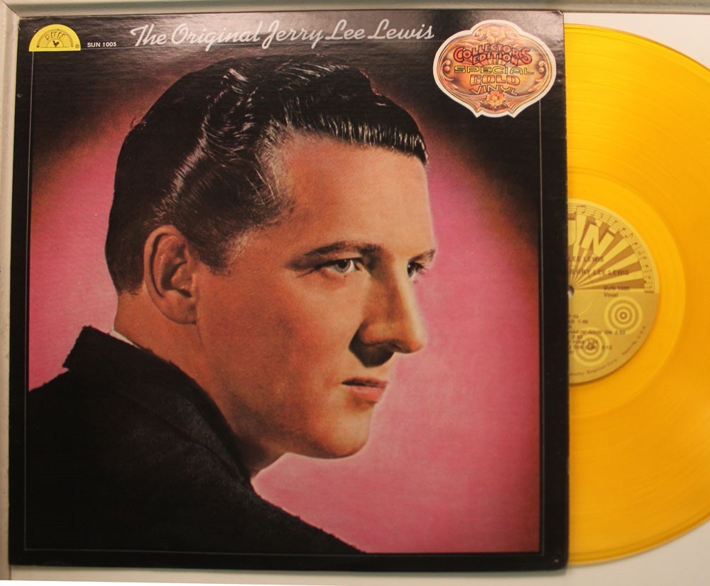 Jerry Lee Lewis LP L'Originale Jerry Lee Lewis Su Sun - VG+ A VG++/ VG