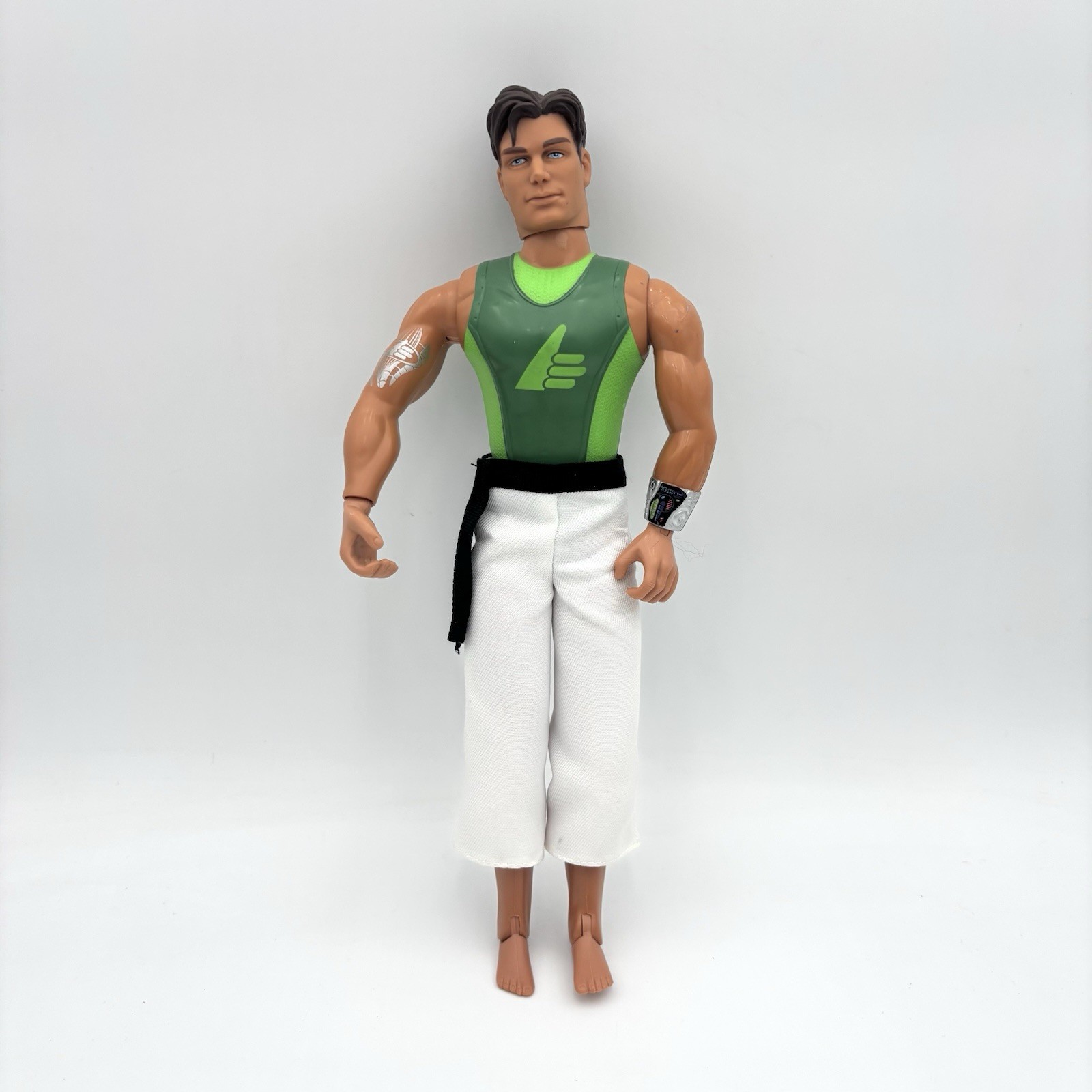 Bambola action figure Max Steel Cyclone Kick 1998 Mattel articolata *LEGGI*