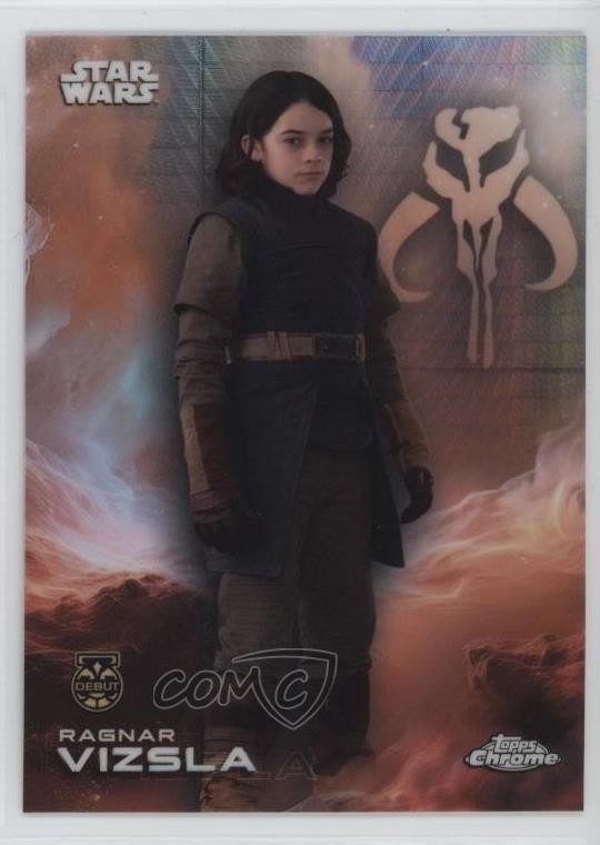 2025 Topps Chrome Star Wars Prisma Rifrattore Ragnar Vizsla #154 1i3m