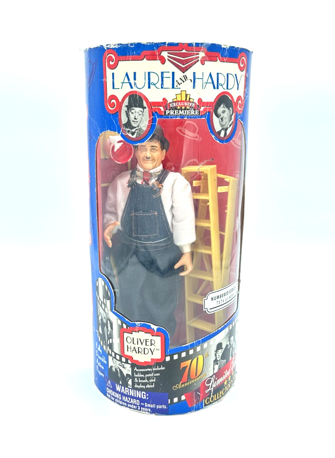 Esclusiva Modellino Premiere Laurel & Hardy Oliver Hardy 1997 70° Anniversario Nuovo con scatola