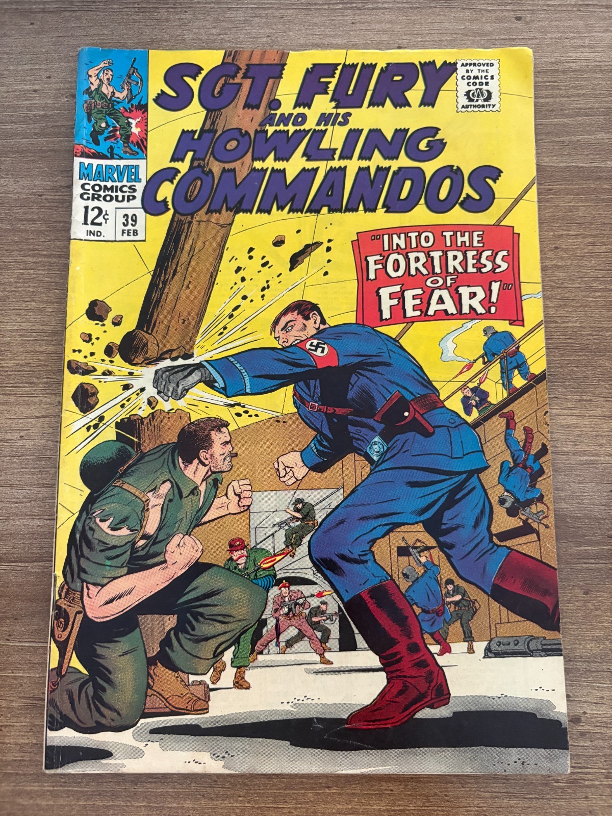 Sgt. Fury & His Howling Commandos # 39 VG/FN fumetto Marvel 18 J477