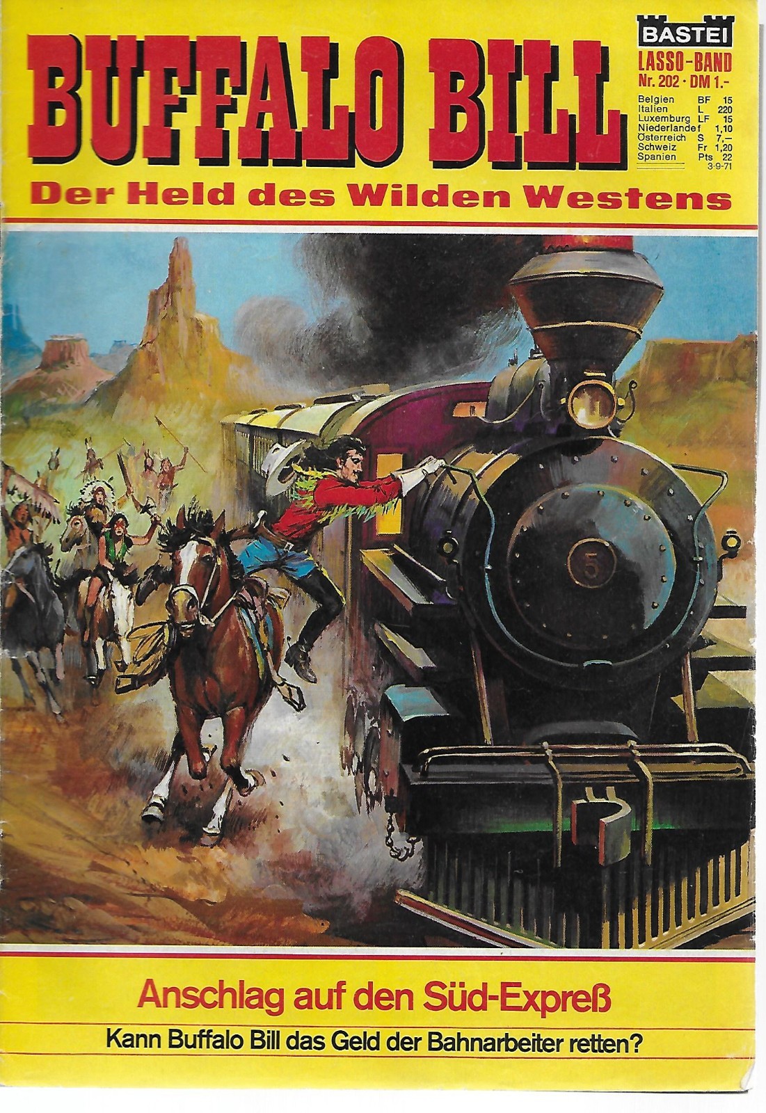 BUFFALO BILL (Lasso Band) n.202 / Bastei Editore